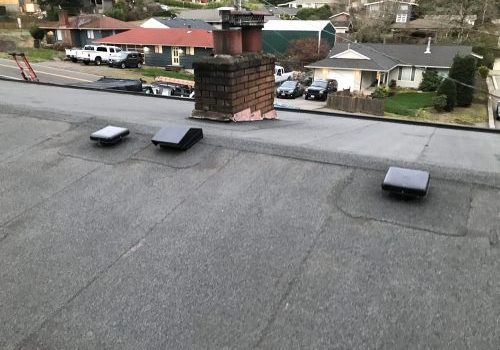 Residential torch down roof in Kent by Edca Roofing