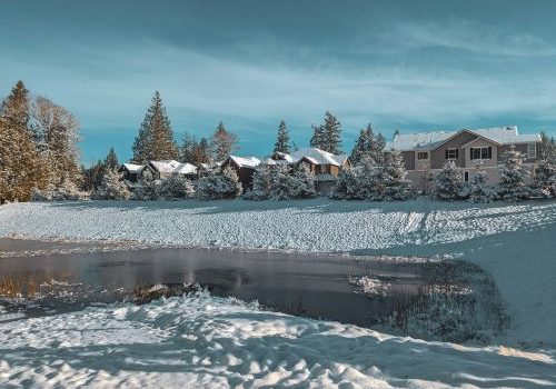 A wintery seen in a Seattle